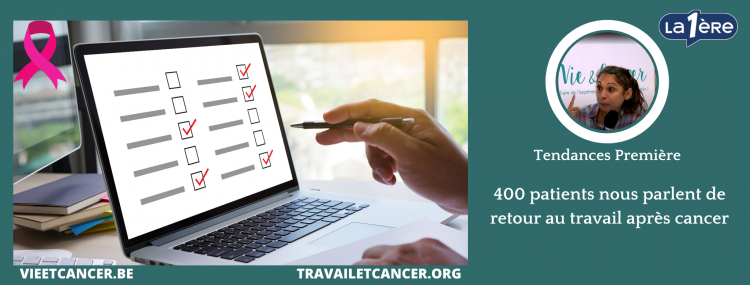 Chronique radio Tendances Première: enquête sur le retour au travail après cancer et processus de cocréation